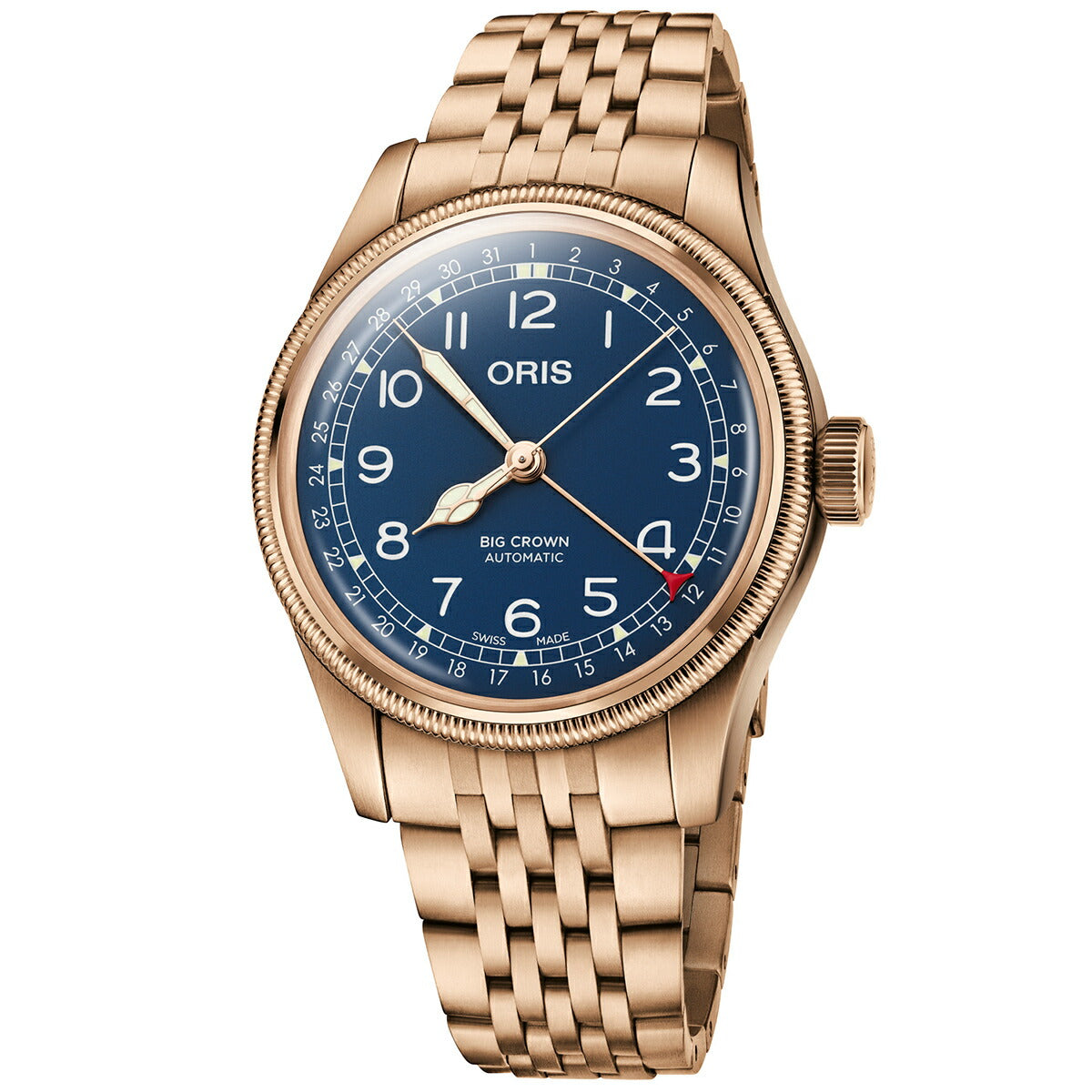 オリス ORIS ビッグクラウン ブロンズ ポインターデイト BIG CROWN 腕時計 メンズ 自動巻き 01 754 7741 3165-07 8 20 01【60回分割手数料無料!】
