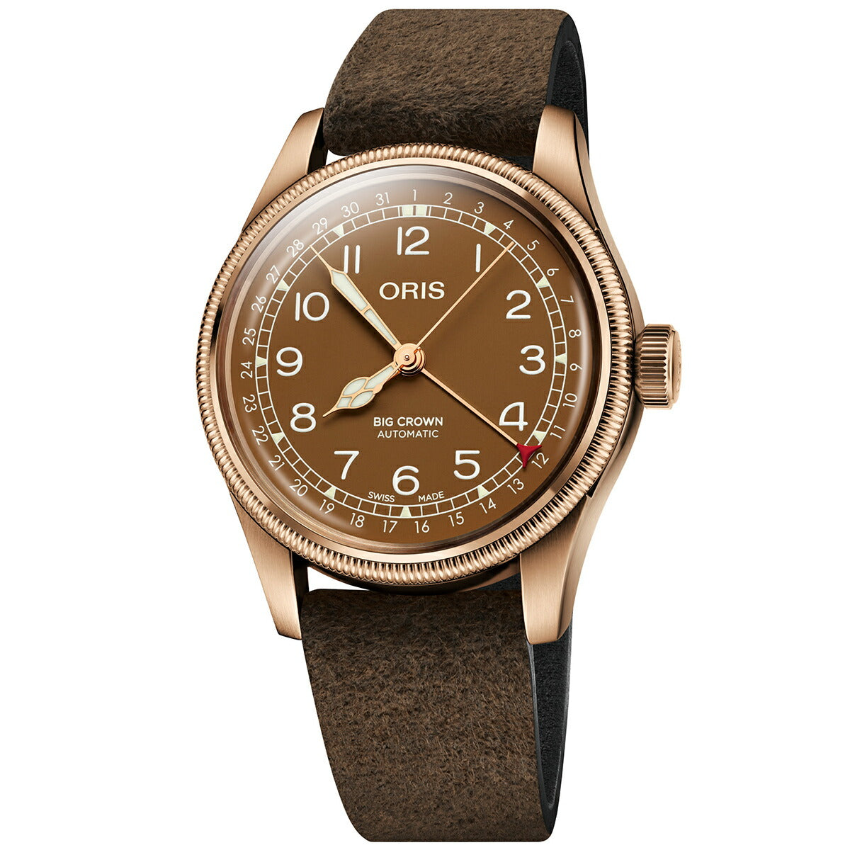 オリス ORIS ビッグクラウン ブロンズ ポインターデイト BIG CROWN 腕時計 メンズ 自動巻き 01 754 7741 3166-07 5 20 74BR【60回分割手数料無料!】