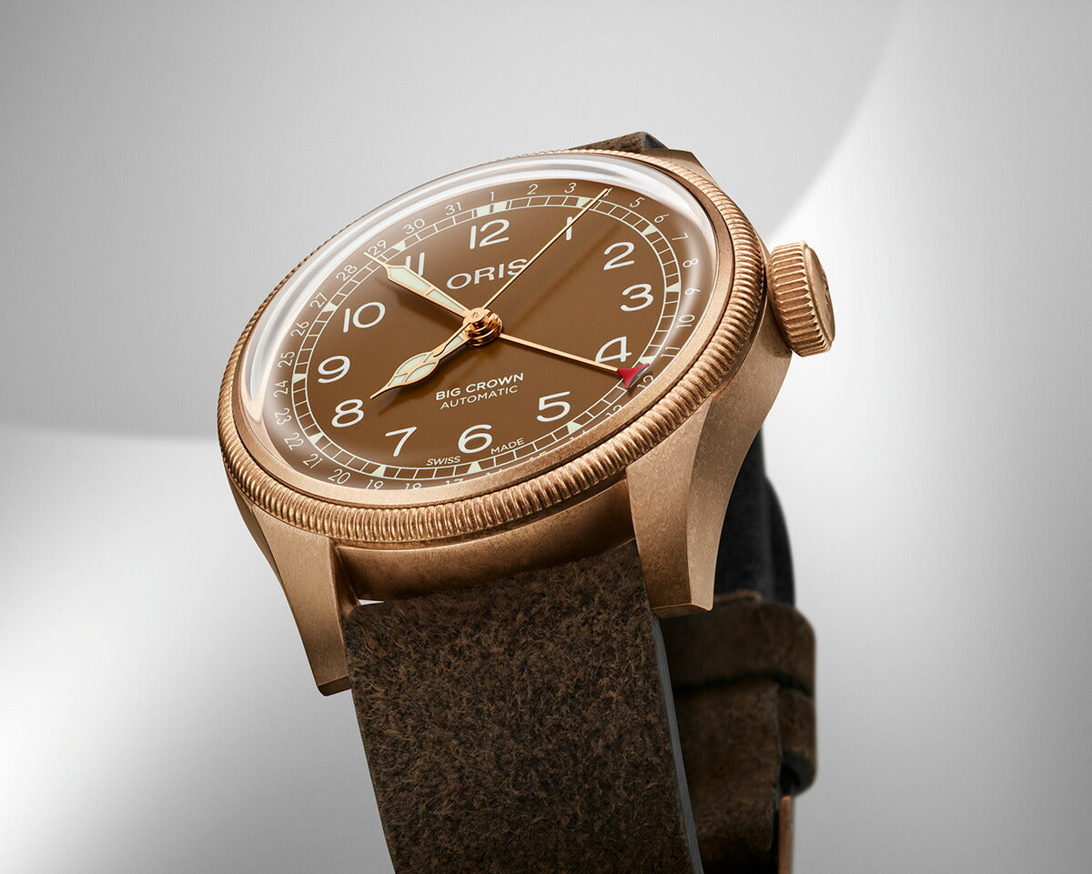 オリス ORIS ビッグクラウン ブロンズ ポインターデイト BIG CROWN 腕時計 メンズ 自動巻き 01 754 7741 3166-07 5 20 74BR【60回分割手数料無料!】