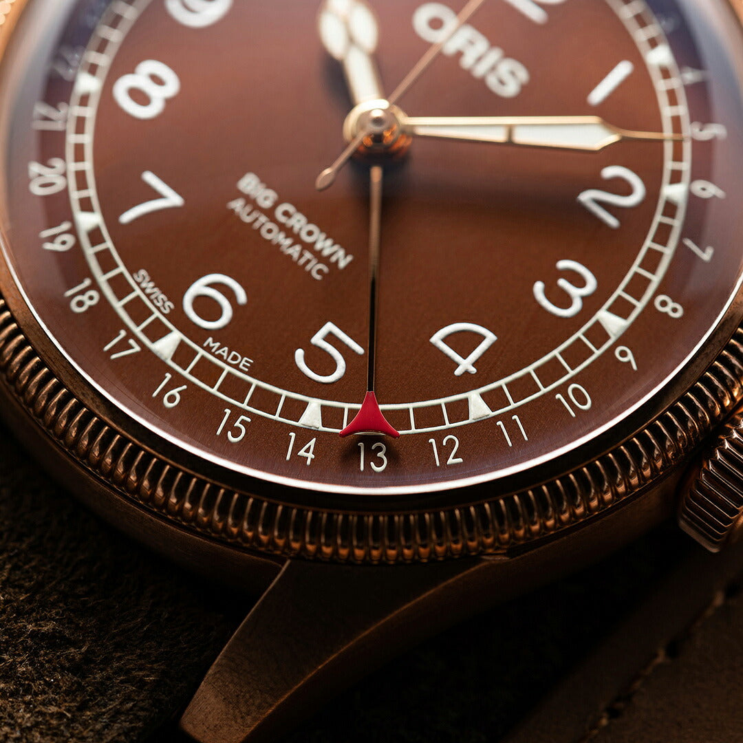 オリス ORIS ビッグクラウン ブロンズ ポインターデイト BIG CROWN 腕時計 メンズ 自動巻き 01 754 7741 3166-07 5 20 74BR【60回分割手数料無料!】