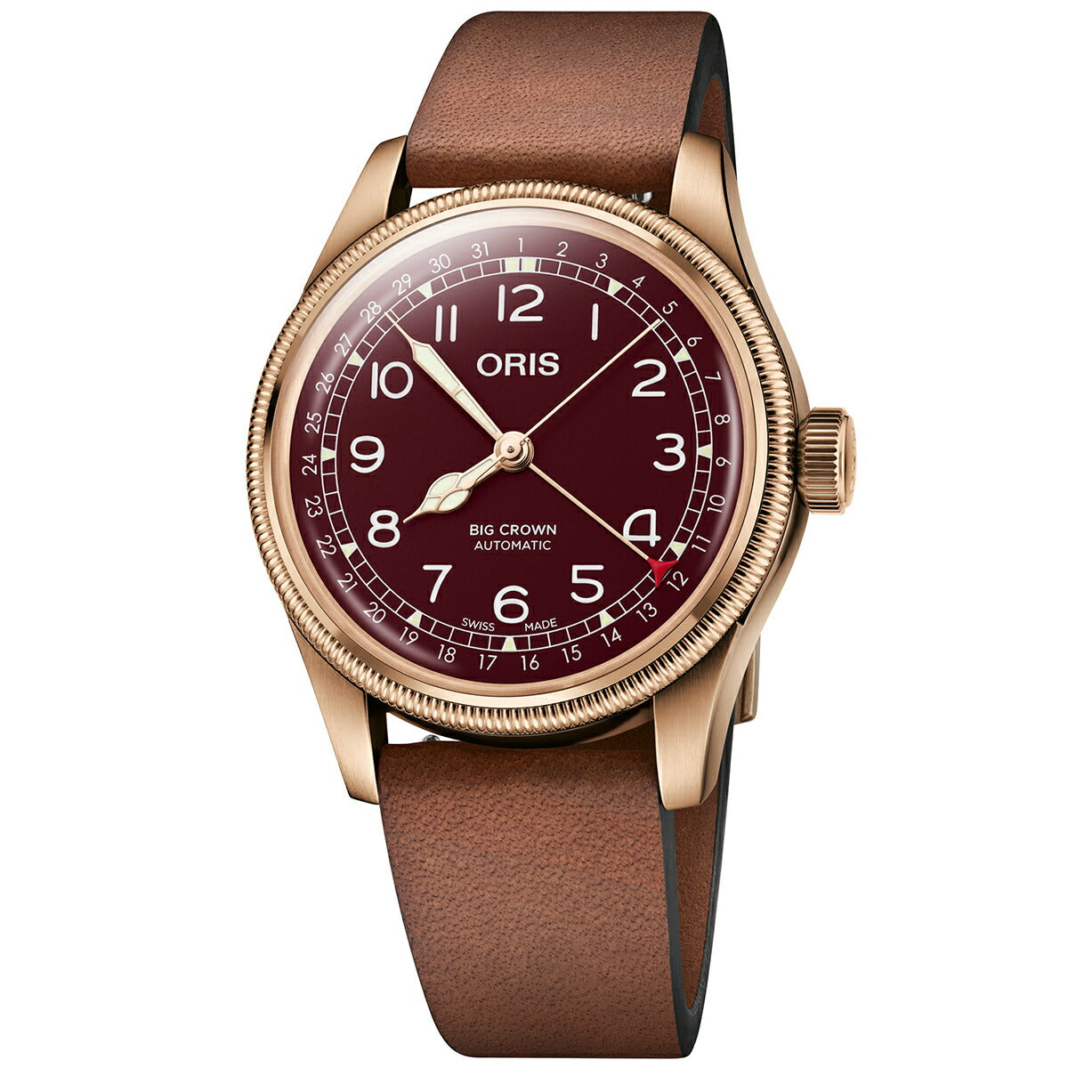オリス ORIS ビッグクラウン ブロンズ ポインターデイト BIG CROWN 腕時計 メンズ 自動巻き 01 754 7741 3168-07 5 20 58BR【60回分割手数料無料!】