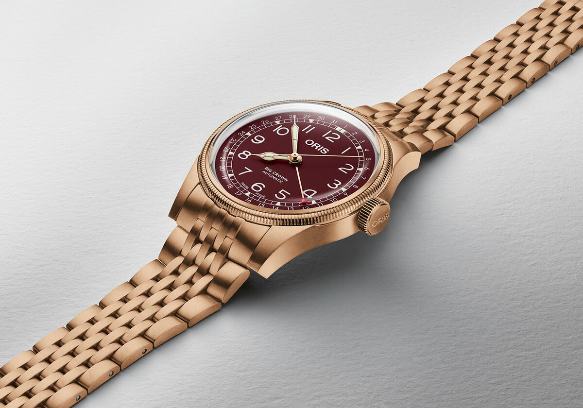 オリス ORIS ビッグクラウン ブロンズ ポインターデイト BIG CROWN 腕時計 メンズ 自動巻き 01 754 7741 3168-07 8 20 01【60回分割手数料無料!】