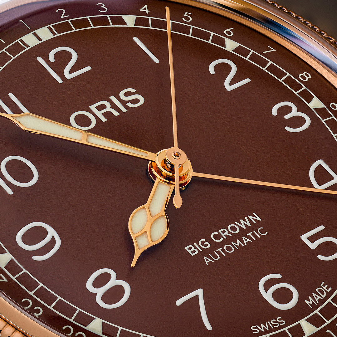 オリス ORIS ビッグクラウン ブロンズ ポインターデイト BIG CROWN 腕時計 メンズ 自動巻き 01 754 7741 3168-07 8 20 01【60回分割手数料無料!】