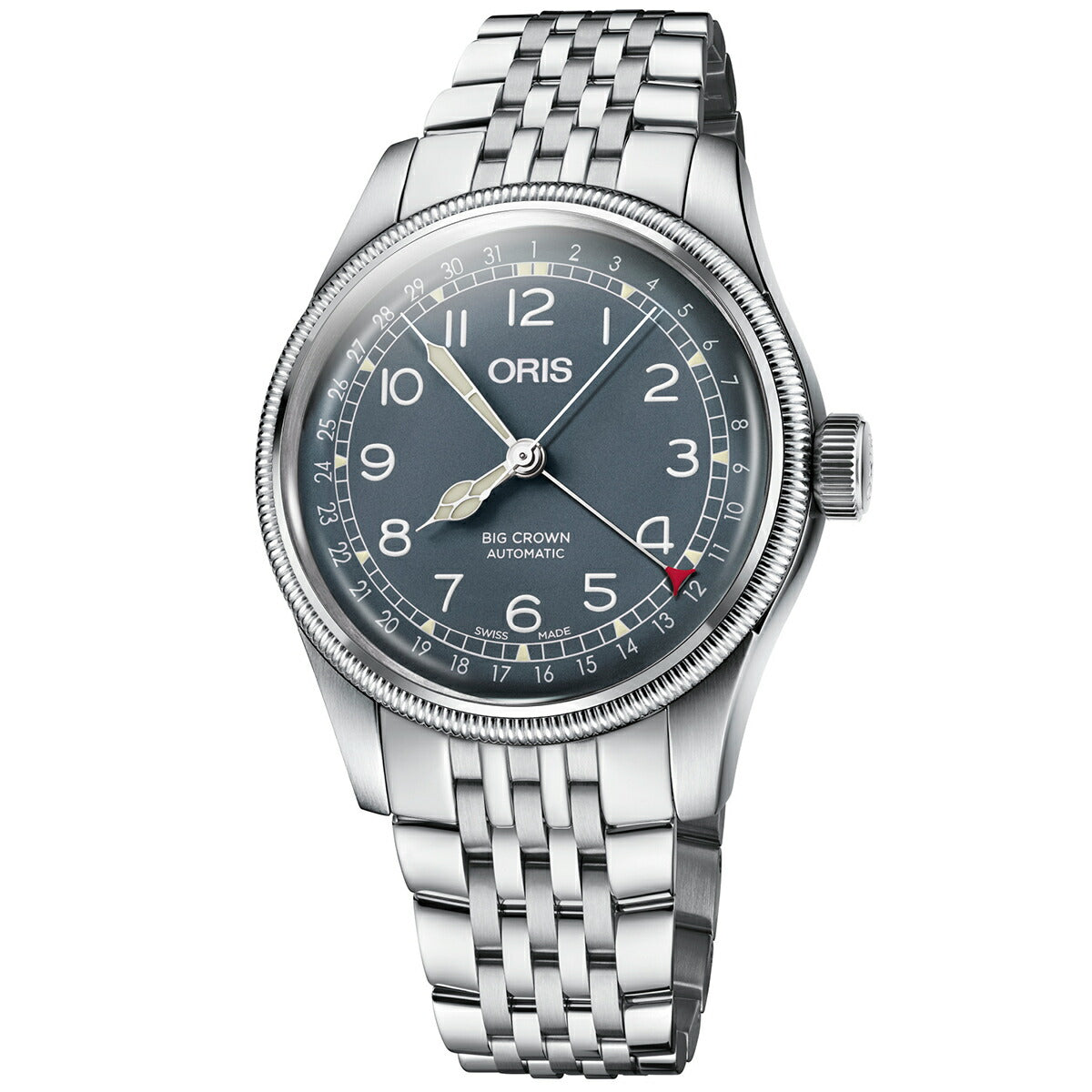 オリス ORIS ビッグクラウン ポインターデイト BIG CROWN 腕時計 メンズ 自動巻き 01 754 7741 4065-07 8 20 22【60回分割手数料無料!】