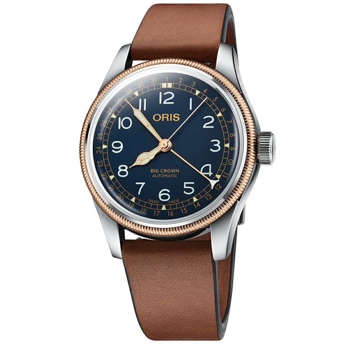 【60回分割手数料無料!】オリス ORIS ビッグクラウン ポインターデイト BIG CROWN 腕時計 メンズ 自動巻き 01 754 7741 4365-07 5 20 58