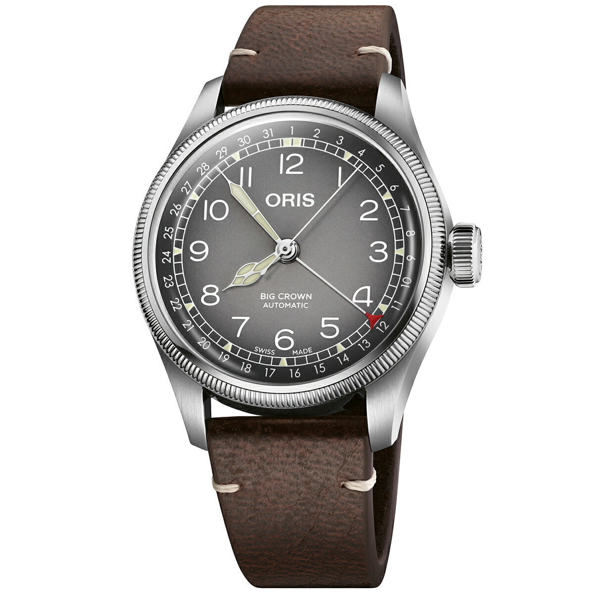 オリス ORIS ビッグクラウン ポインターデイト チェルボボランテ BIG CROWN 腕時計 メンズ 自動巻き 01 754 7779 4063-Set【60回分割手数料無料!】