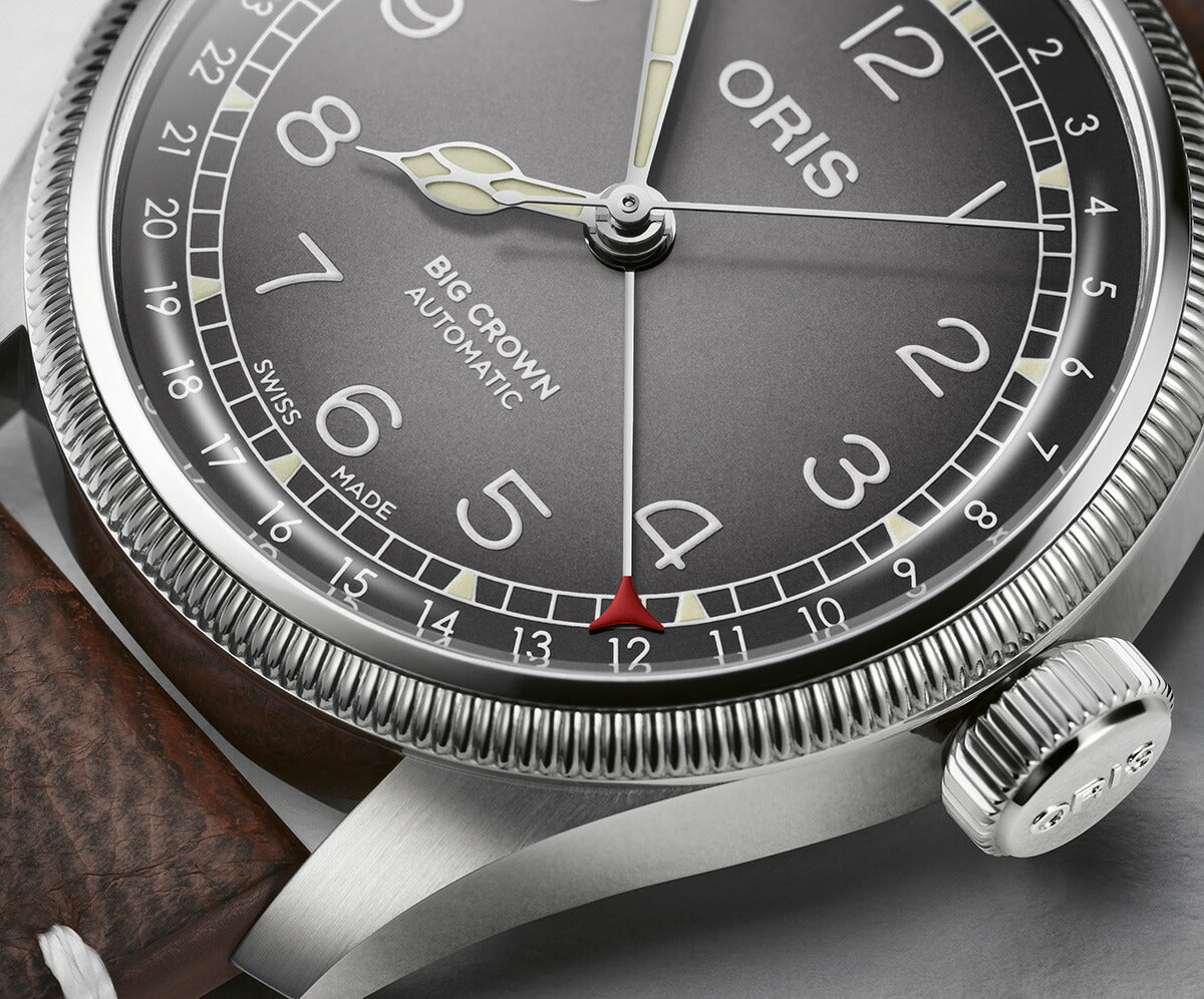 オリス ORIS ビッグクラウン ポインターデイト チェルボボランテ BIG CROWN 腕時計 メンズ 自動巻き 01 754 7779 4063-Set【60回分割手数料無料!】
