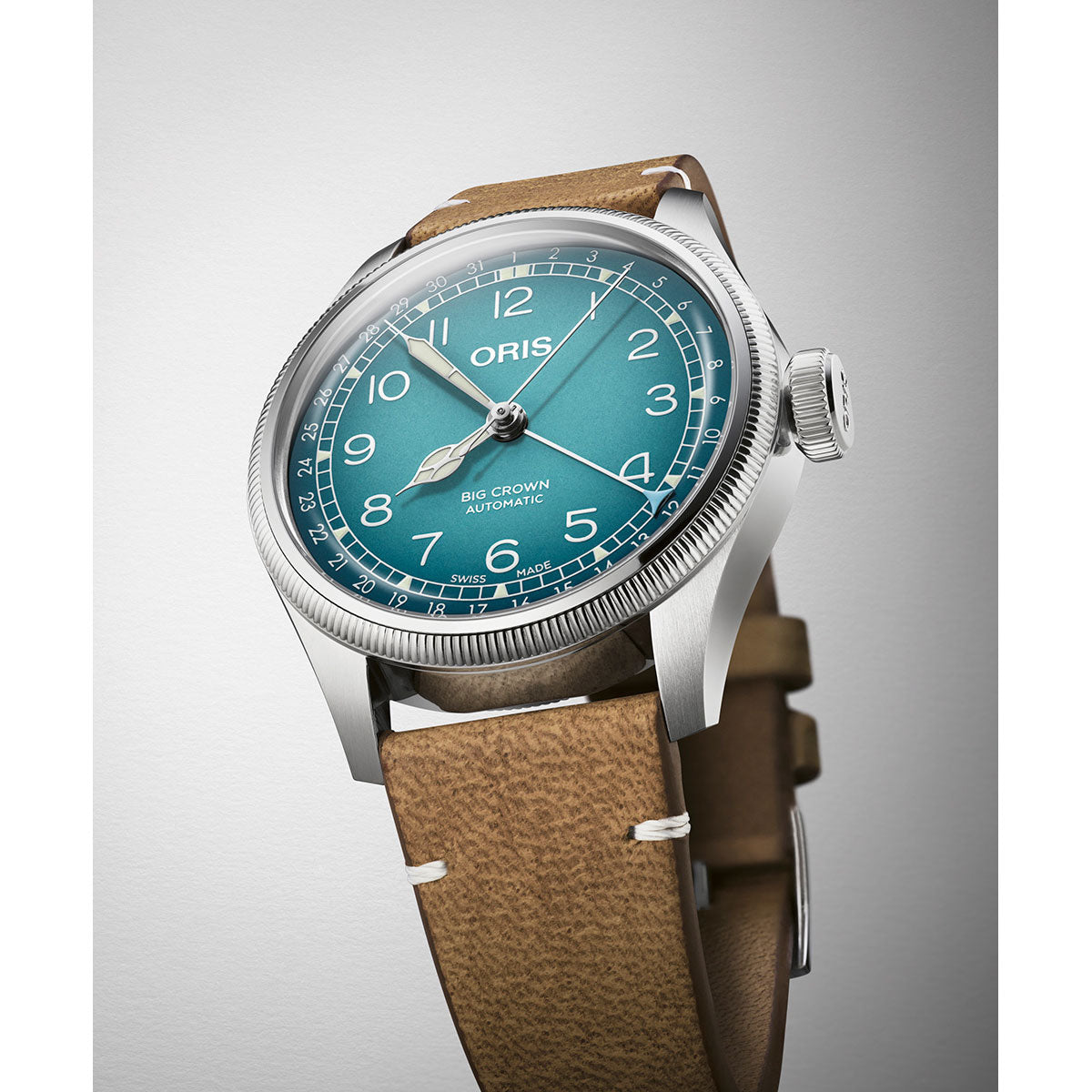 オリス ORIS ビッグクラウン ポインターデイト チェルボボランテ BIG CROWN 腕時計 メンズ 自動巻き 01 754 7779 4065-Set【60回分割手数料無料!】