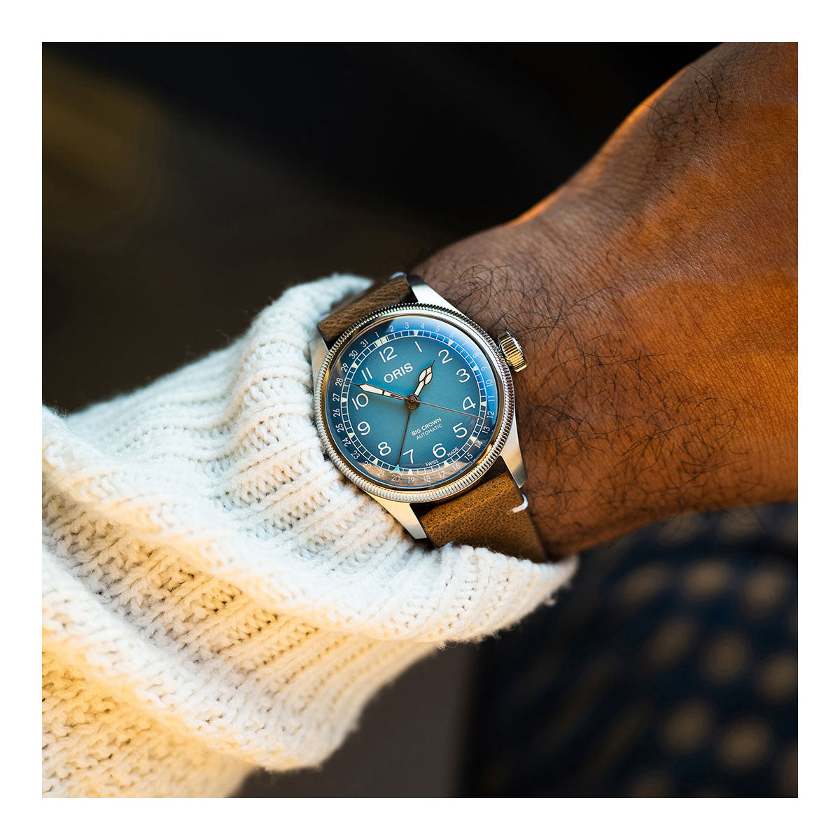 オリス ORIS ビッグクラウン ポインターデイト チェルボボランテ BIG CROWN 腕時計 メンズ 自動巻き 01 754 7779 4065-Set【60回分割手数料無料!】