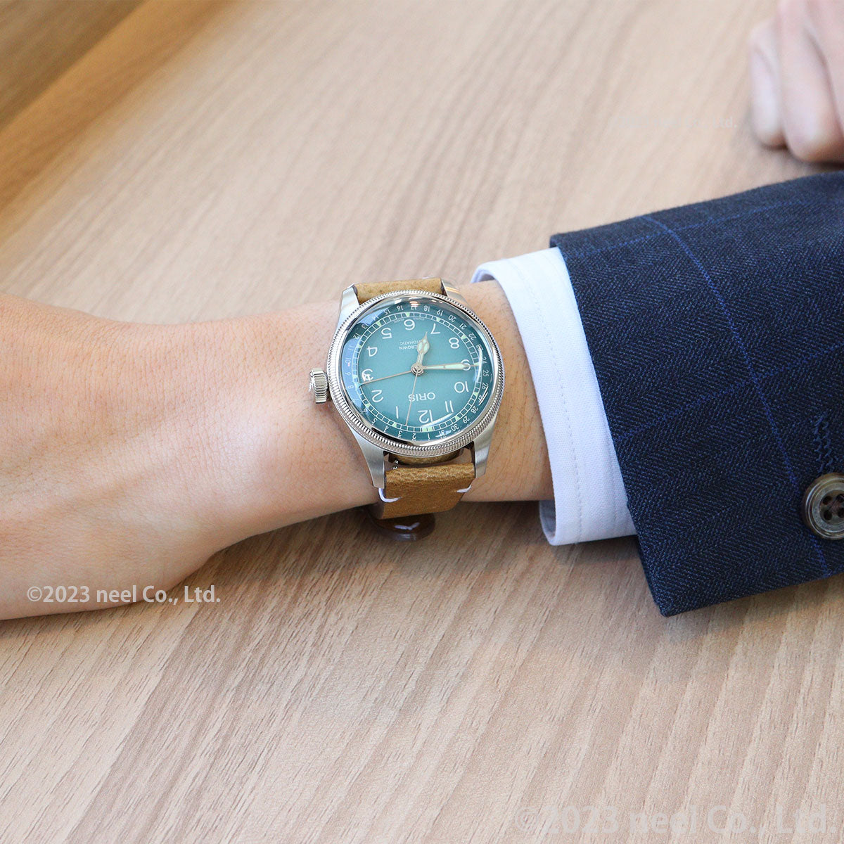 オリス ORIS ビッグクラウン ポインターデイト チェルボボランテ BIG CROWN 腕時計 メンズ 自動巻き 01 754 7779 4065-Set【60回分割手数料無料!】