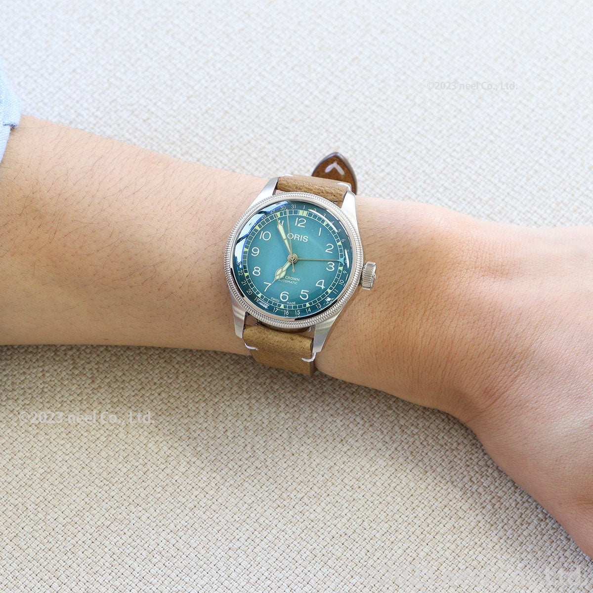 オリス ORIS ビッグクラウン ポインターデイト チェルボボランテ BIG CROWN 腕時計 メンズ 自動巻き 01 754 7779 4065-Set【60回分割手数料無料!】