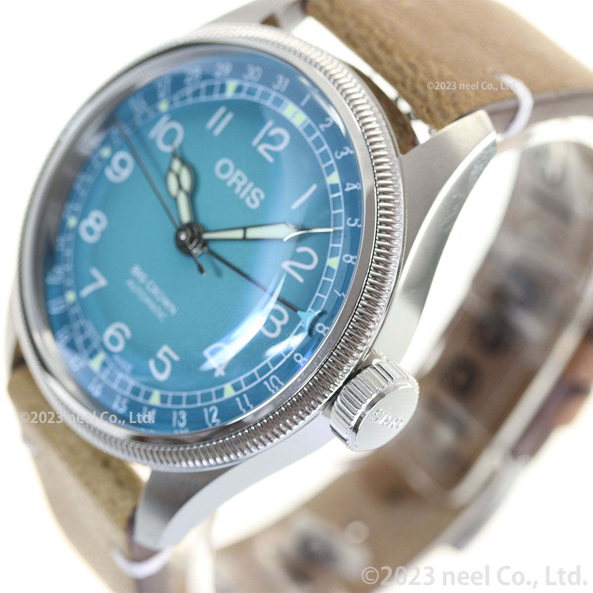 オリス ORIS ビッグクラウン ポインターデイト チェルボボランテ BIG CROWN 腕時計 メンズ 自動巻き 01 754 7779 4065-Set【60回分割手数料無料!】