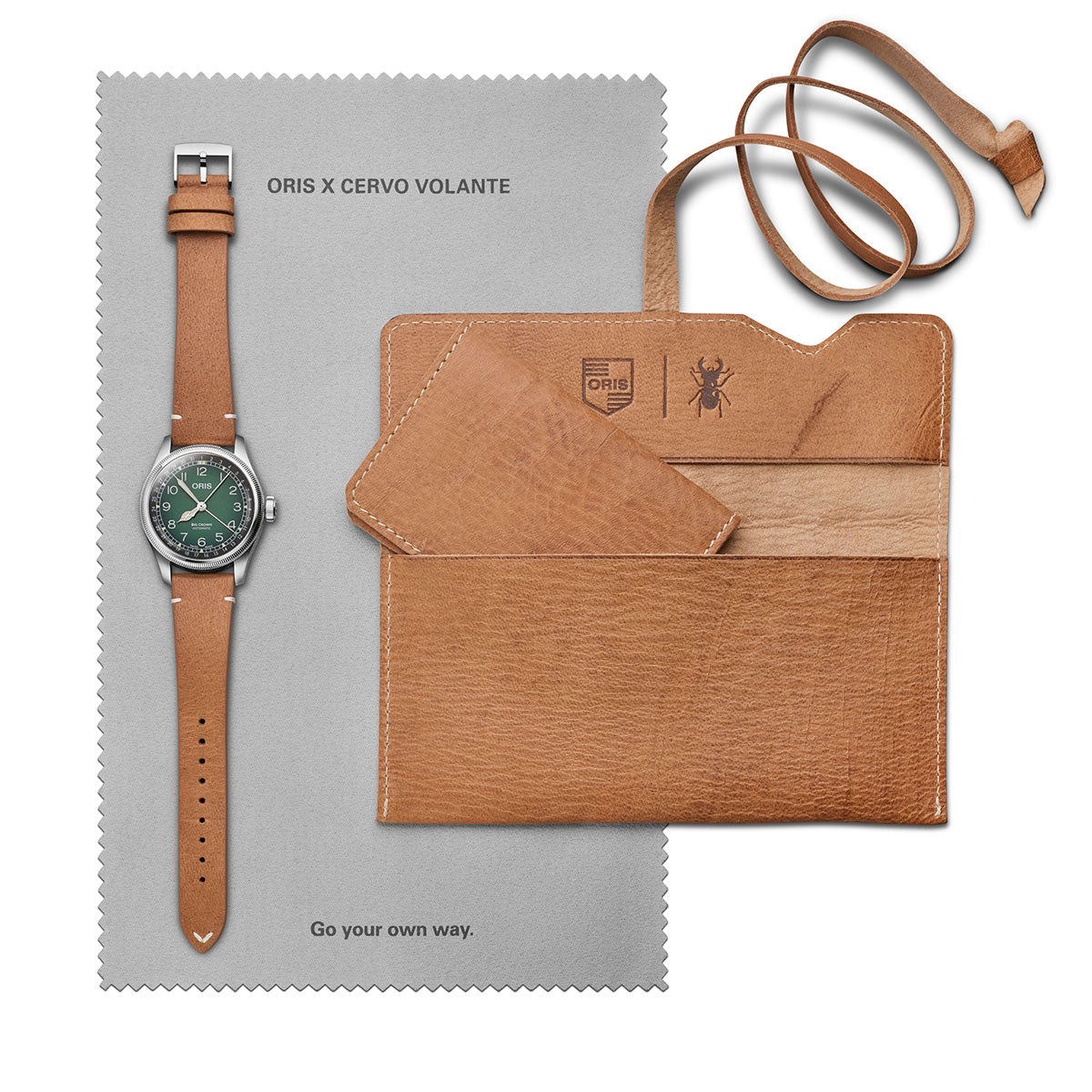 オリス ORIS ビッグクラウン ポインターデイト チェルボボランテ BIG CROWN 腕時計 メンズ 自動巻き 01 754 7779 4067-Set【60回分割手数料無料!】