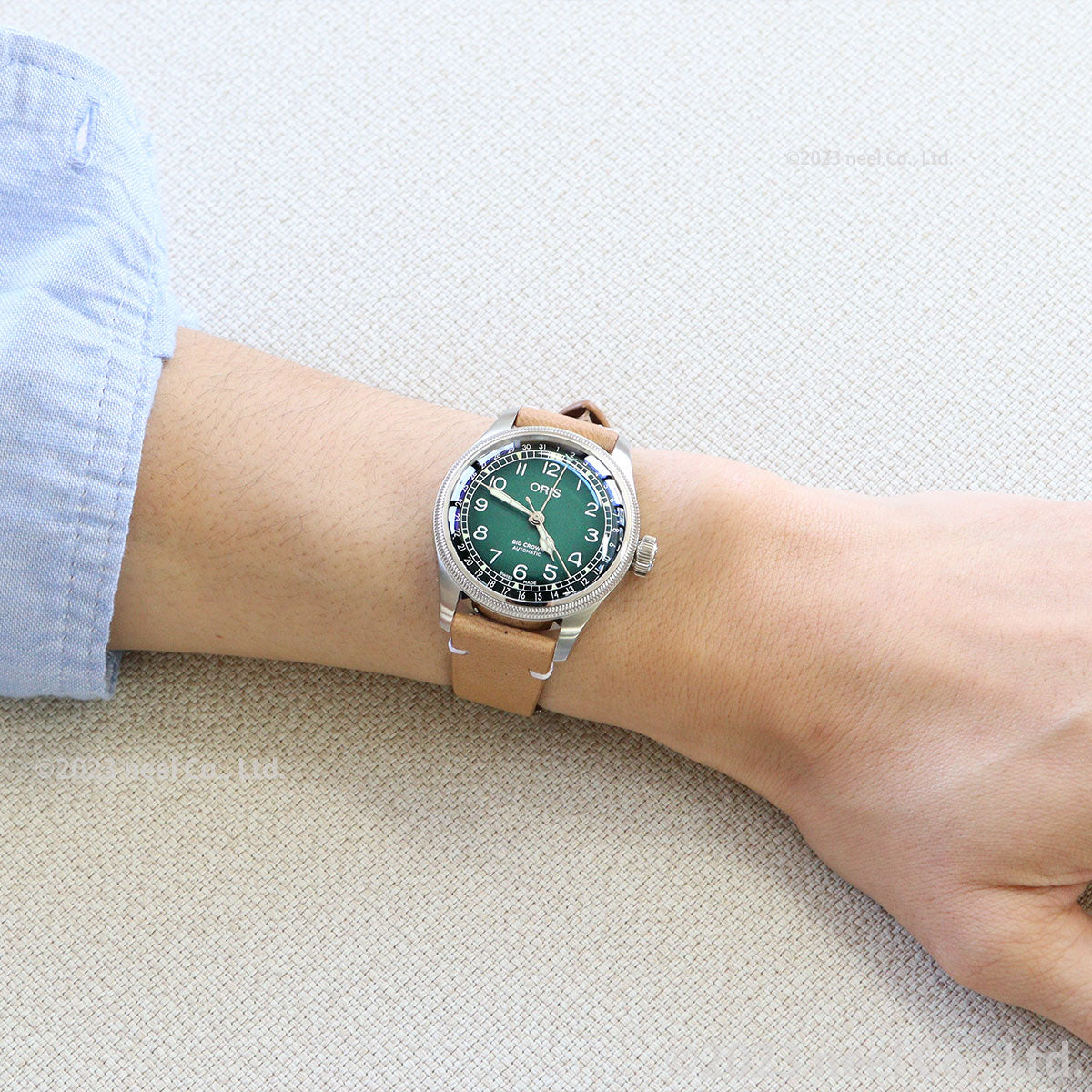 オリス ORIS ビッグクラウン ポインターデイト チェルボボランテ BIG CROWN 腕時計 メンズ 自動巻き 01 754 7779 4067-Set【60回分割手数料無料!】