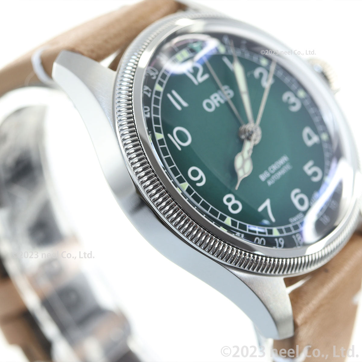 オリス ORIS ビッグクラウン ポインターデイト チェルボボランテ BIG CROWN 腕時計 メンズ 自動巻き 01 754 7779 4067-Set【60回分割手数料無料!】