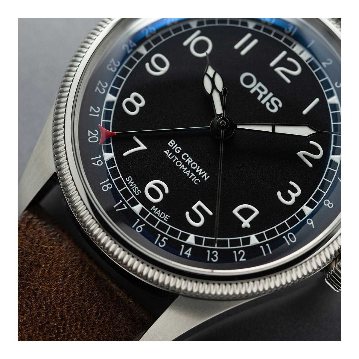 【60回分割手数料無料!】オリス ORIS ビッグクラウン ポインターデイト ヴァルデンブルガーバーン リミテッドエディション 限定モデル BIG CROWN 腕時計 メンズ 自動巻き 01 754 7785 4084-Set
