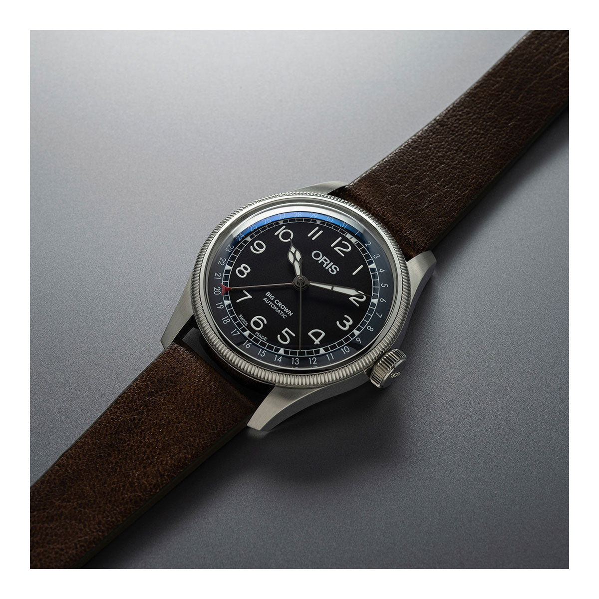 【60回分割手数料無料!】オリス ORIS ビッグクラウン ポインターデイト ヴァルデンブルガーバーン リミテッドエディション 限定モデル BIG CROWN 腕時計 メンズ 自動巻き 01 754 7785 4084-Set