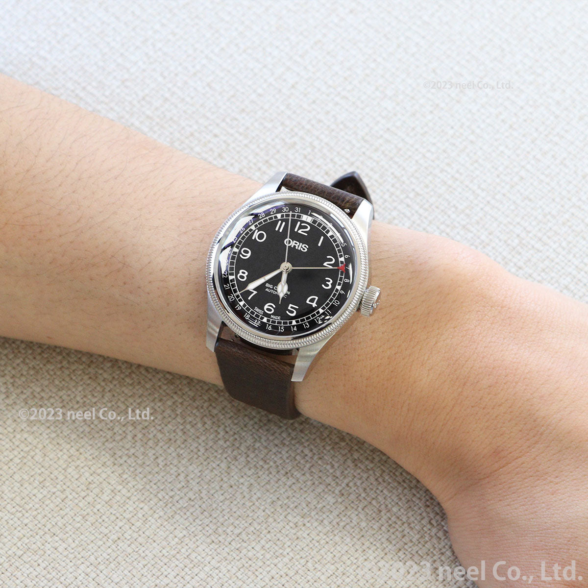 【60回分割手数料無料!】オリス ORIS ビッグクラウン ポインターデイト ヴァルデンブルガーバーン リミテッドエディション 限定モデル BIG CROWN 腕時計 メンズ 自動巻き 01 754 7785 4084-Set