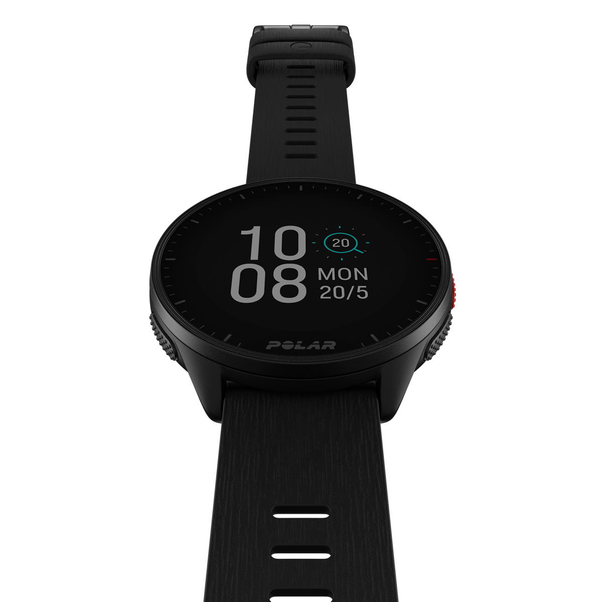 ポラール POLAR PACER スマートウォッチ GPS 心拍 トレーニング ランニング マラソン 腕時計 ぺーサー ナイトブラック S-L 900102174 日本正規品
