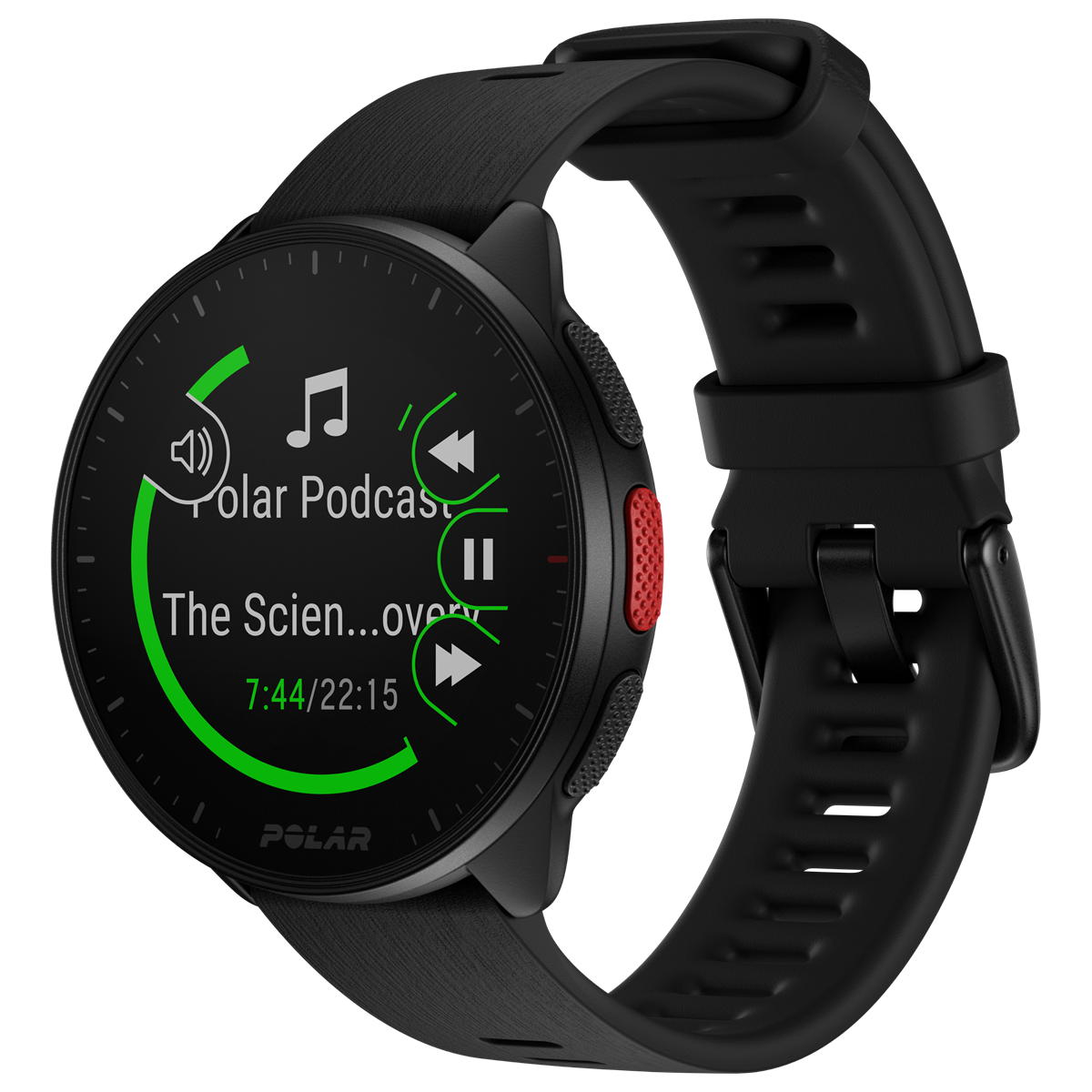 ポラール POLAR PACER スマートウォッチ GPS 心拍 トレーニング ランニング マラソン 腕時計 ぺーサー ナイトブラック S-L 900102174 日本正規品