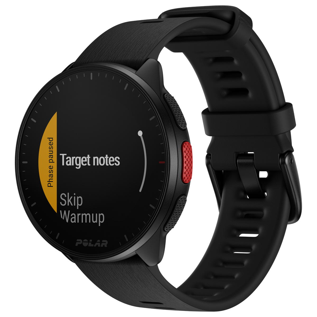 ポラール POLAR PACER スマートウォッチ GPS 心拍 トレーニング ランニング マラソン 腕時計 ぺーサー ナイトブラック S-L 900102174 日本正規品
