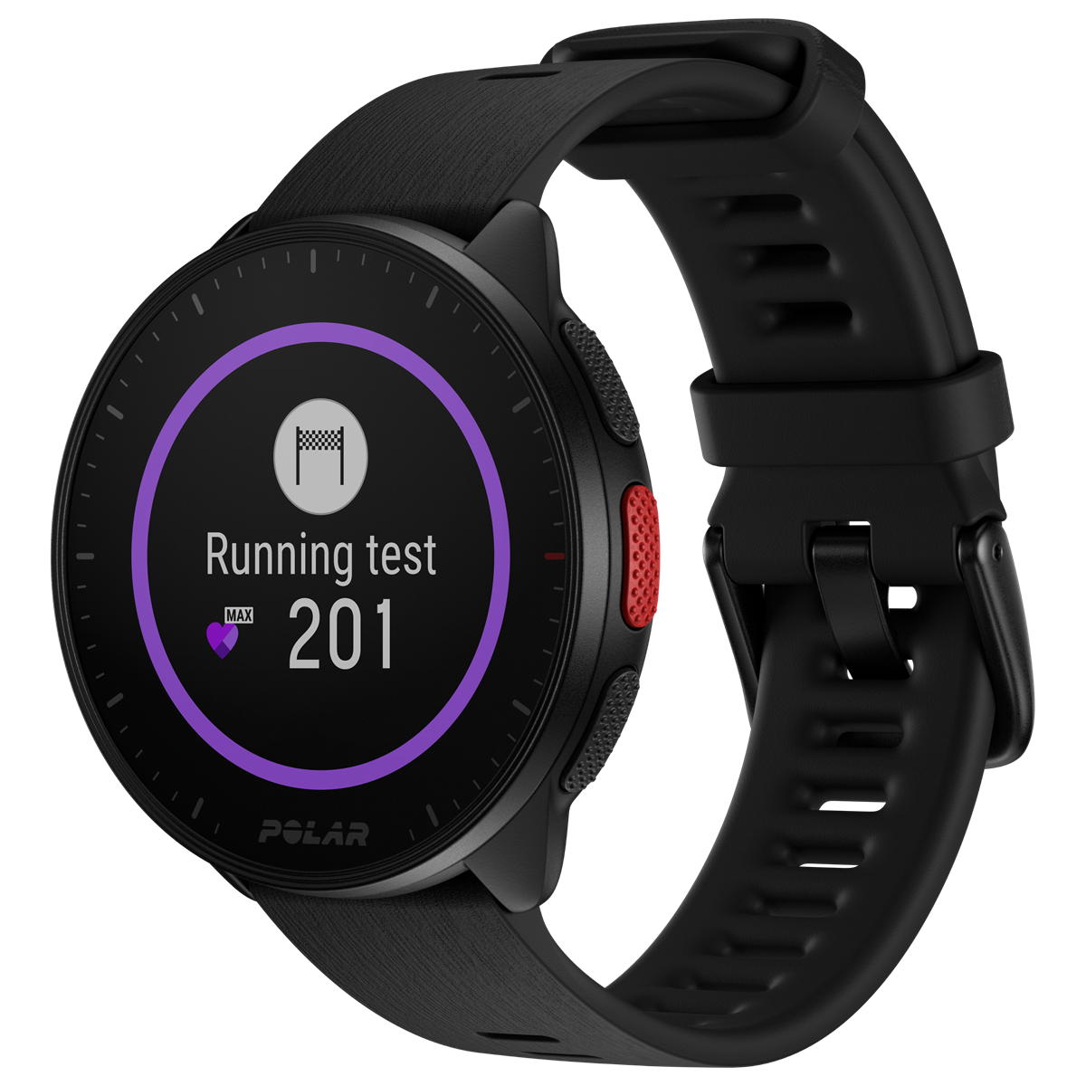 ポラール POLAR PACER スマートウォッチ GPS 心拍 トレーニング ランニング マラソン 腕時計 ぺーサー ナイトブラック S-L 900102174 日本正規品