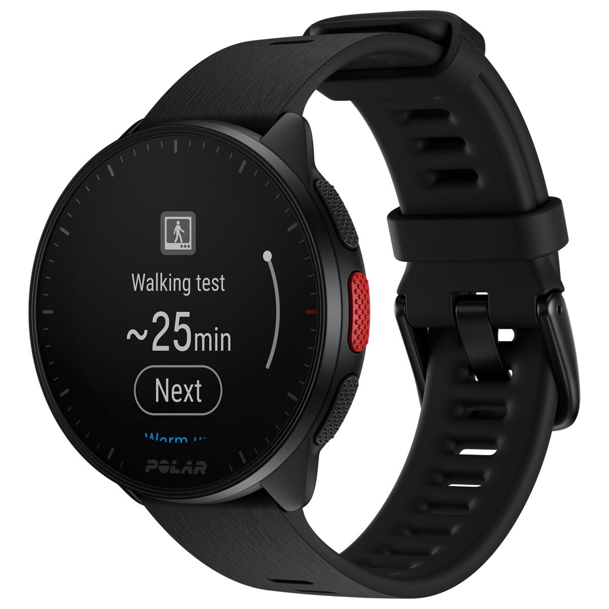 ポラール POLAR PACER スマートウォッチ GPS 心拍 トレーニング ランニング マラソン 腕時計 ぺーサー ナイトブラック S-L 900102174 日本正規品