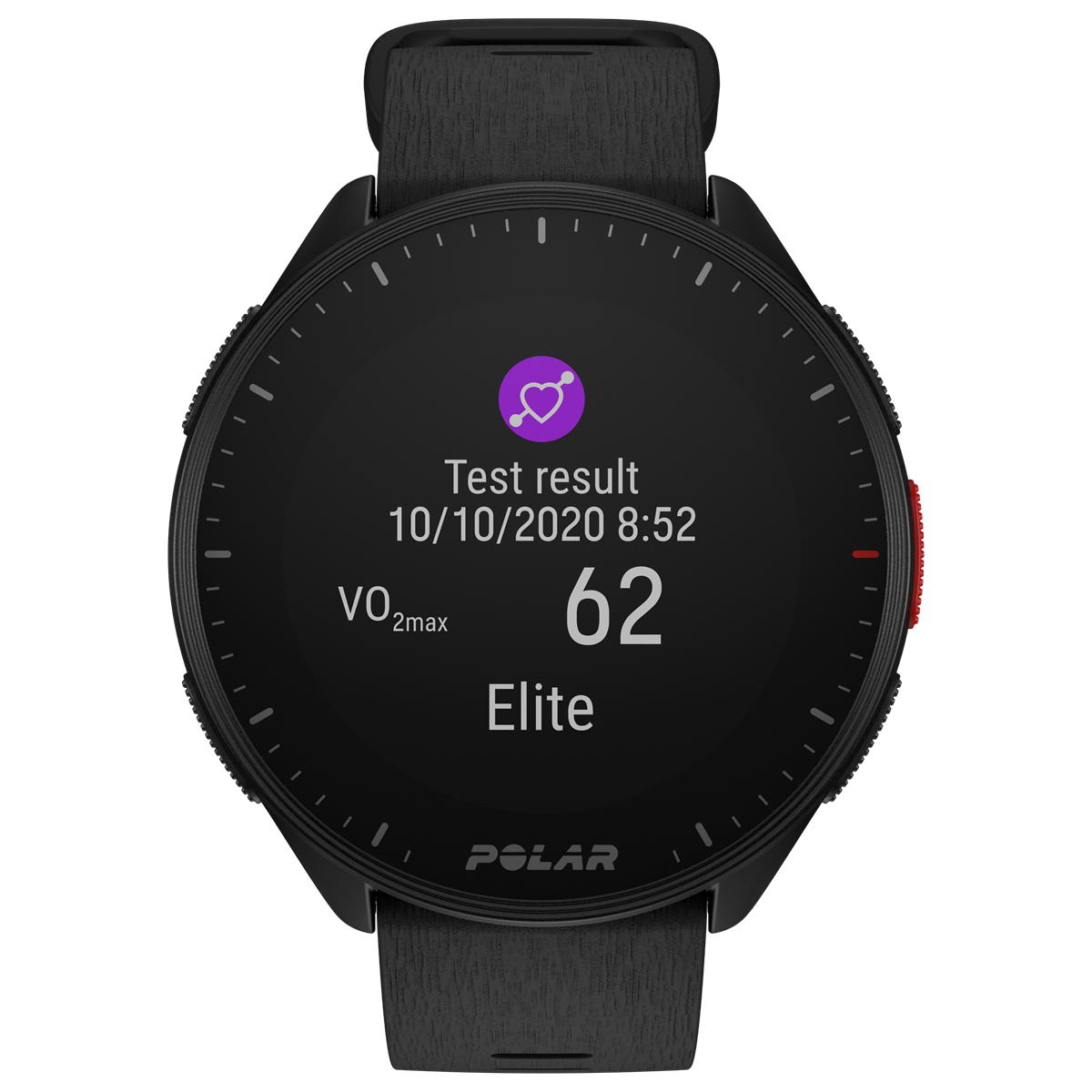 ポラール POLAR PACER スマートウォッチ GPS 心拍 トレーニング ランニング マラソン 腕時計 ぺーサー ナイトブラック S-L 900102174 日本正規品