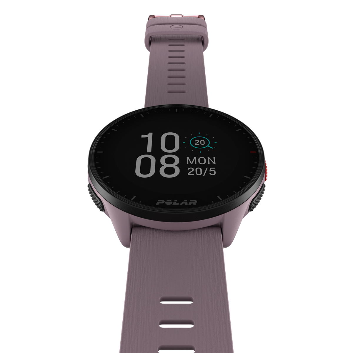 ポラール POLAR PACER スマートウォッチ GPS 心拍 トレーニング ランニング マラソン 腕時計 ぺーサー ライラックパープル S-L 900102177 日本正規品