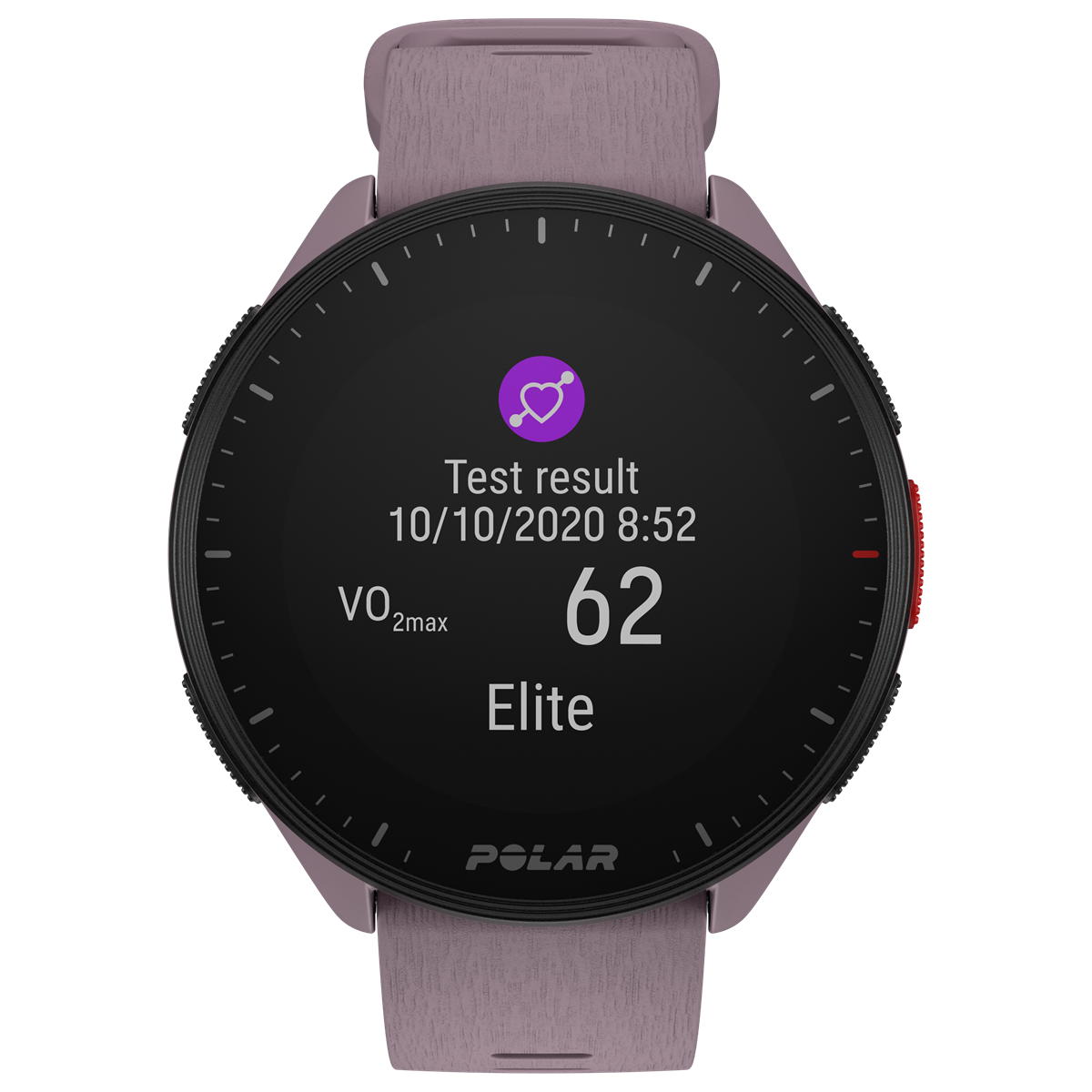 ポラール POLAR PACER スマートウォッチ GPS 心拍 トレーニング ランニング マラソン 腕時計 ぺーサー ライラックパープル S-L 900102177 日本正規品