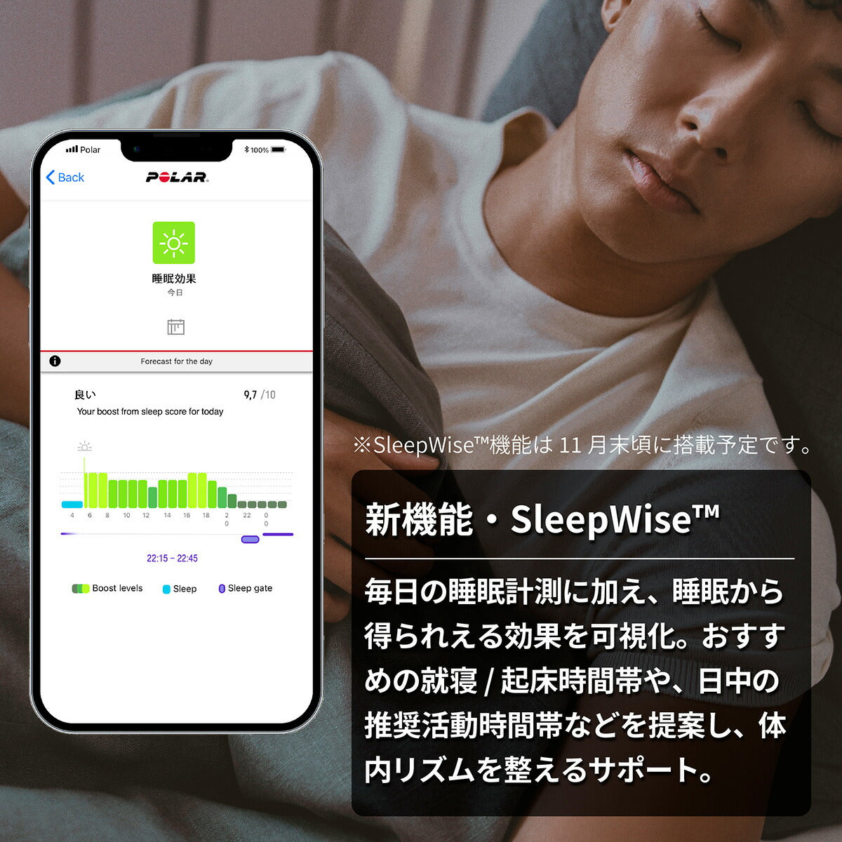 ポラール POLAR Ignite 3 スマートウォッチ GPS 心拍 スポーツ ヘルスケア ランニング マラソン 睡眠 腕時計 イグナイト 3 ブラック S-L 900106234 日本正規品