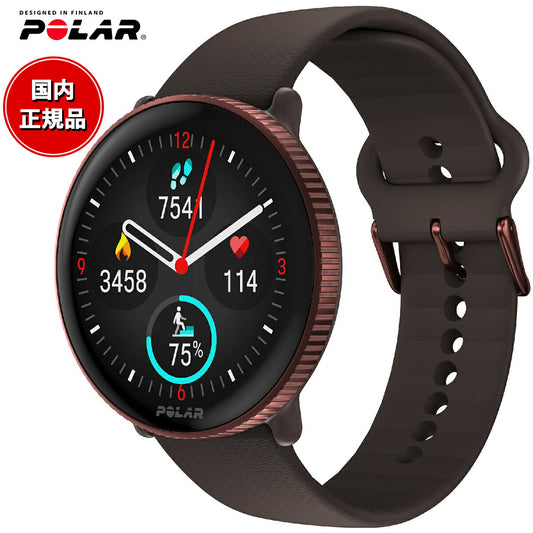 ポラール POLAR Ignite 3 スマートウォッチ GPS 心拍 スポーツ ヘルスケア ランニング マラソン 睡眠 腕時計 イグナイト 3 カッパー ブラウン S-L 900106239 日本正規品