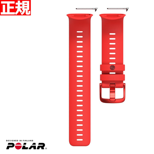 ポラール Polar Vantage V2 交換用 シリコン リストバンド レッド ブラック S-L 910100192 日本正規品