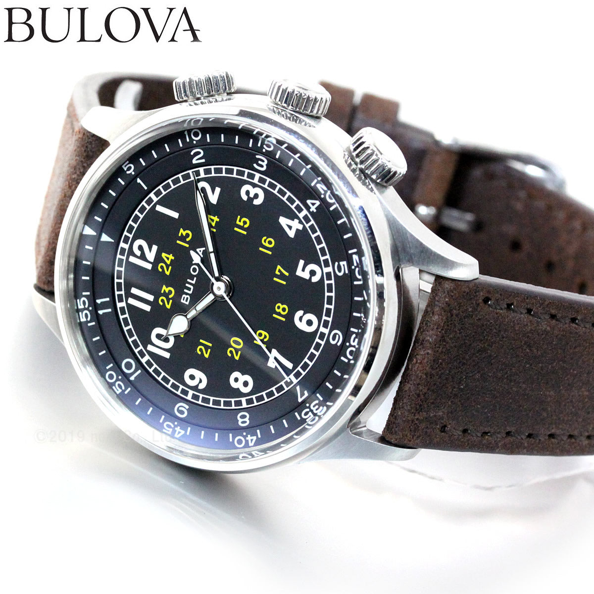 ブローバ BULOVA 腕時計 メンズ 自動巻き メカニカル ミリタリー 