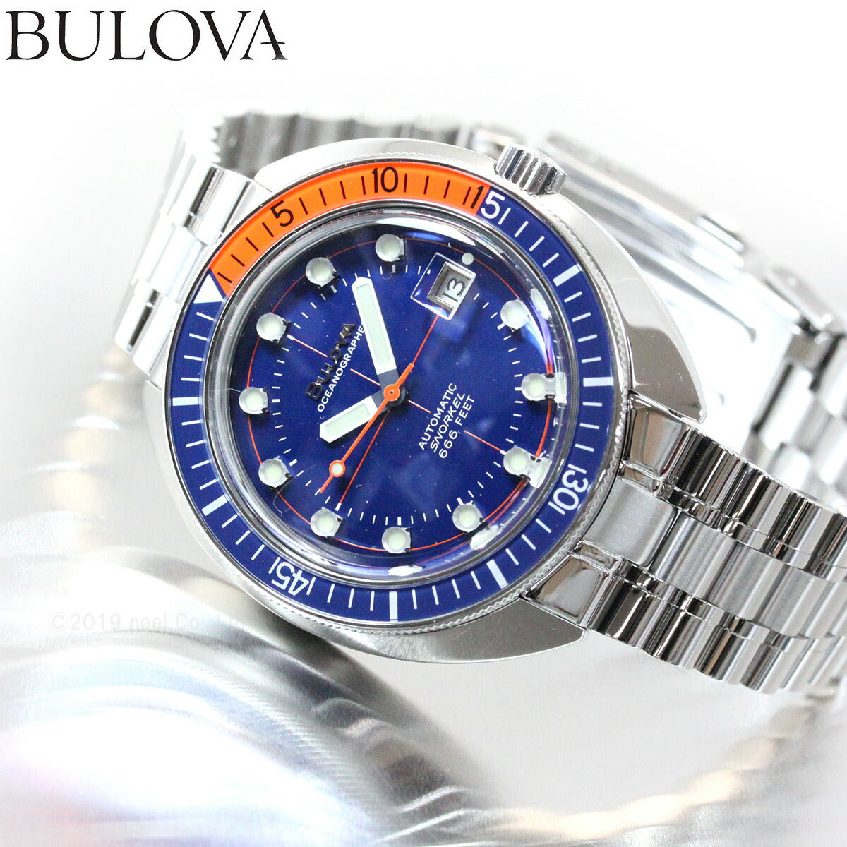 【36回分割手数料無料！】ブローバ BULOVA 腕時計 メンズ 自動巻き メカニカル アーカイブシリーズ ARCHIVE Series オーシャノグラファー デビルダイバー 96B321