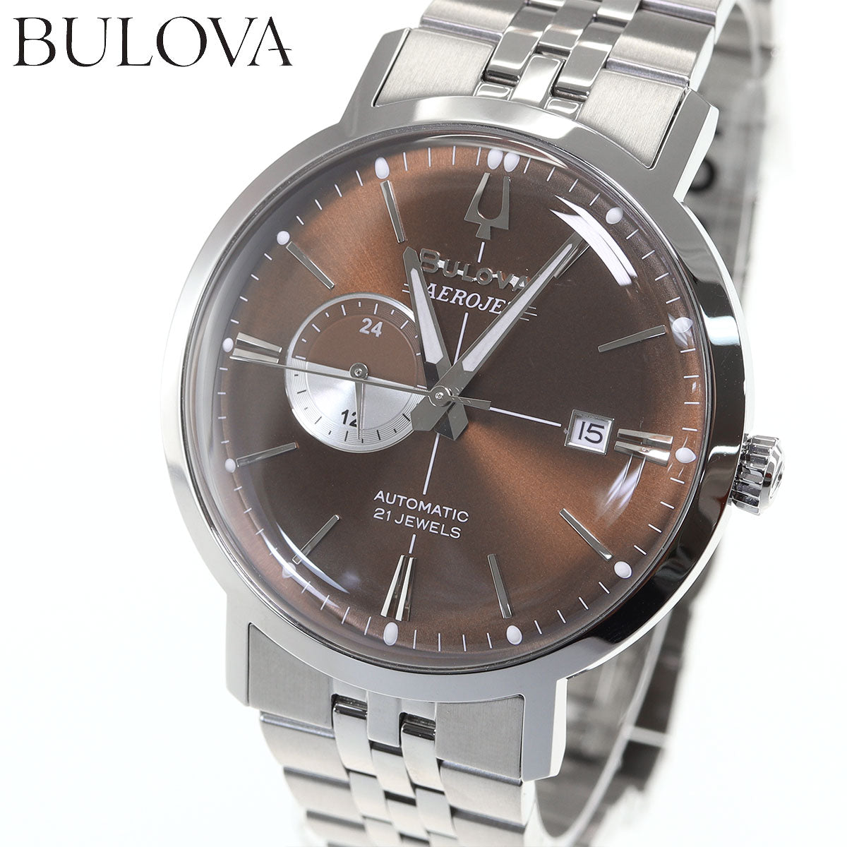 ブローバ BULOVA 腕時計 メンズ 自動巻き メカニカル エアロジェット AEROJET クラシック Classic 96B375 – neel  selectshop