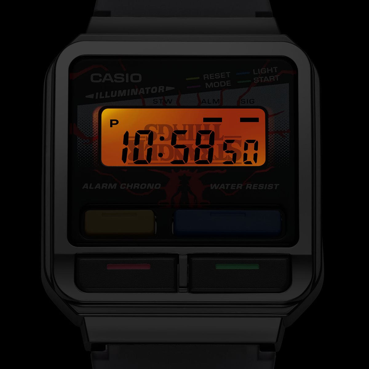 カシオ CASIO CLASSIC ストレンジャー・シングス コラボ 限定モデル デジタル 腕時計 A120WEST-1AJR 未知の世界