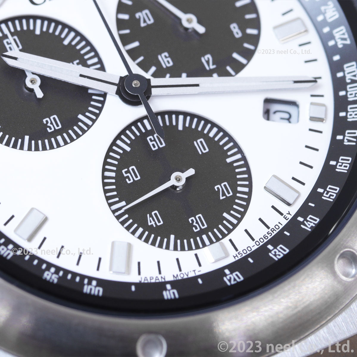 シチズンコレクション レコードレーベル 1984 chronograph 特定店取扱いモデル AT2541-54A エコドライブ ソーラー 腕時計 メンズ ホワイト CITIZEN COLLECTION RECORD LABEL