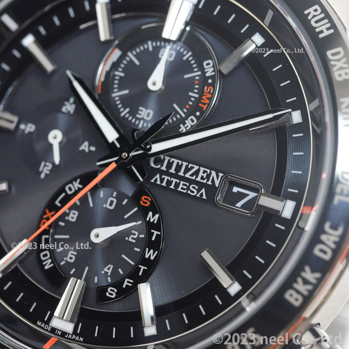 シチズン アテッサ CITIZEN ATTESA エコドライブ 電波時計 腕時計 メンズ ダイレクトフライト ACT Line AT8189-61E