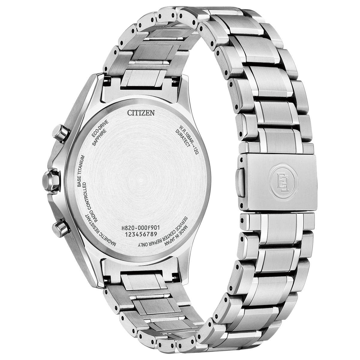 シチズン エクシード CITIZEN EXCEED エコドライブ 電波時計 45周年記念 ペアモデル メンズ 腕時計 AT9130-69W