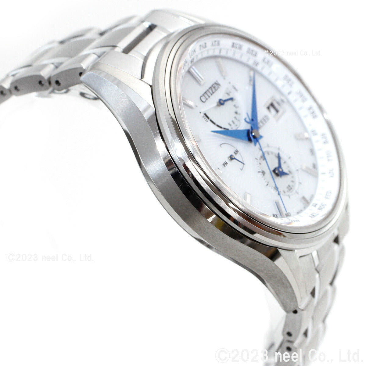 シチズン エクシード CITIZEN EXCEED エコドライブ 電波時計 45周年記念 ペアモデル メンズ 腕時計 AT9130-69W