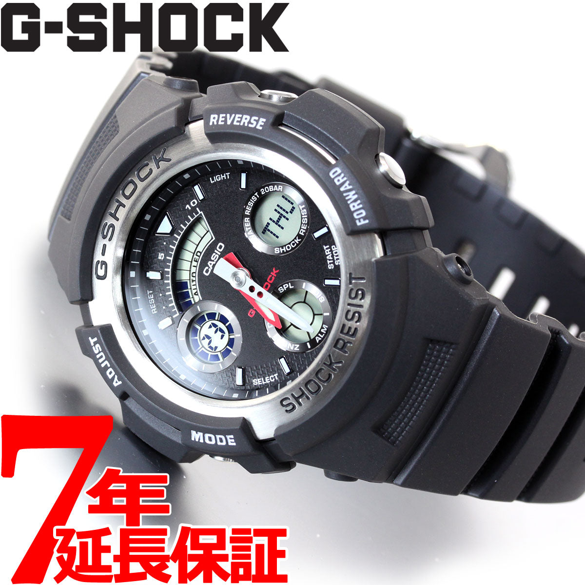 G-SHOCK アナログ デジタル カシオ CASIO Gショック 腕時計 コンビモデル AW-590-1AJF