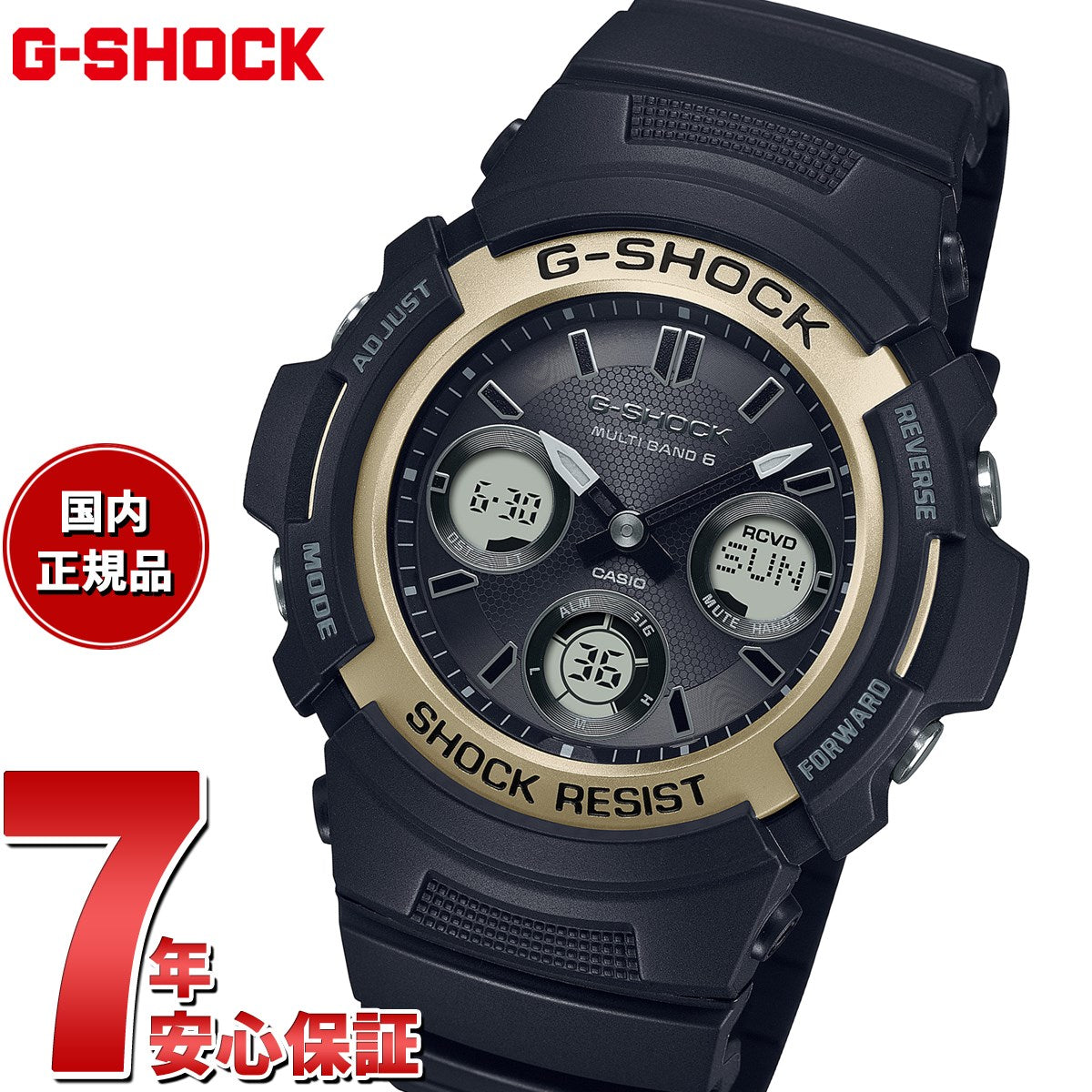 watchman_Gメンズ 腕時計 カシオ G-SHOCK AWG-M100SF-1A6JR