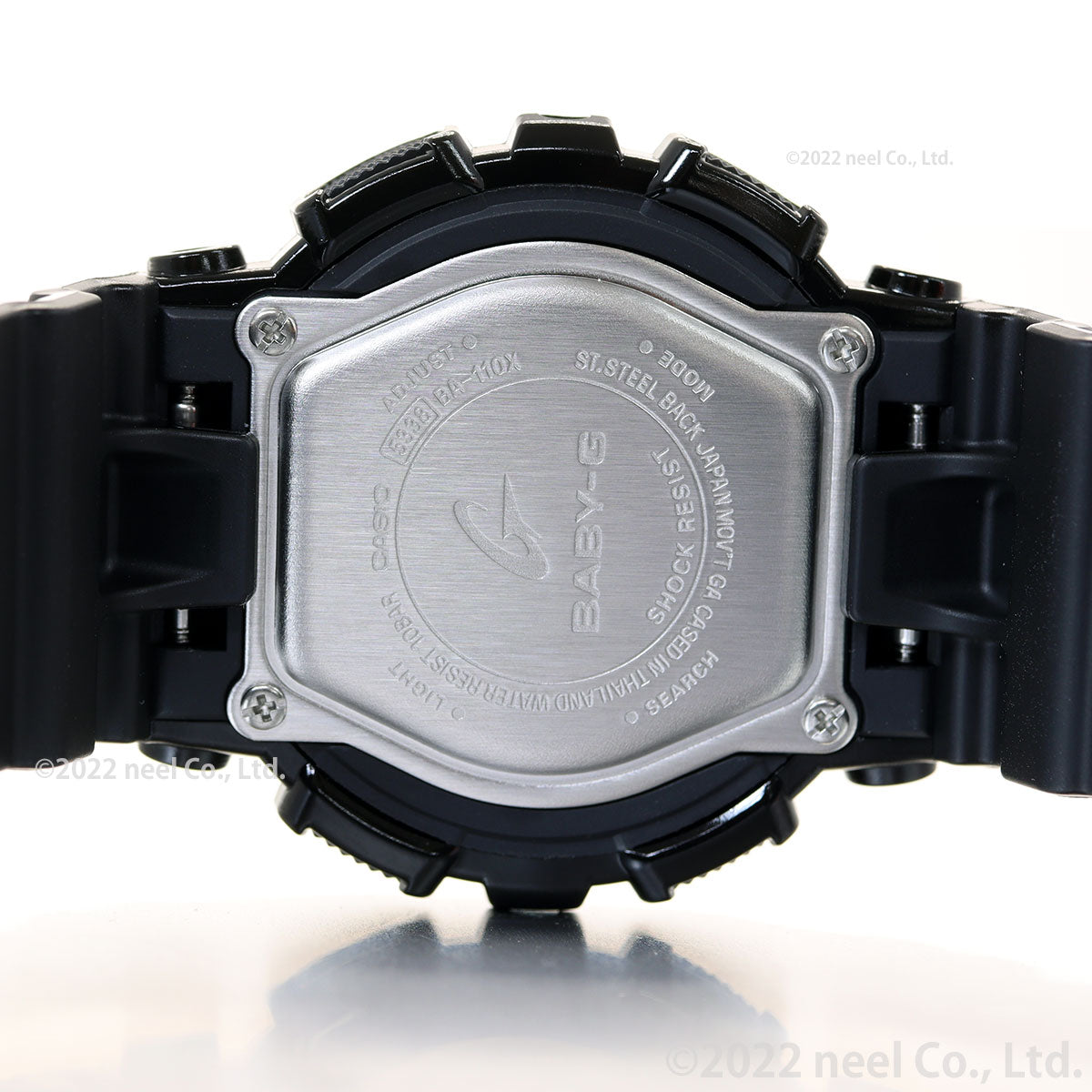 BABY-G カシオ ベビーG レディース 腕時計 ブラック×ゴールド アナデジ BA-110X-1AJF