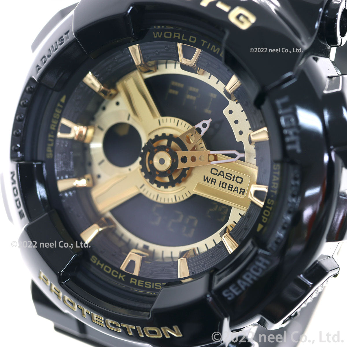 BABY-G カシオ ベビーG レディース 腕時計 ブラック×ゴールド アナデジ BA-110X-1AJF