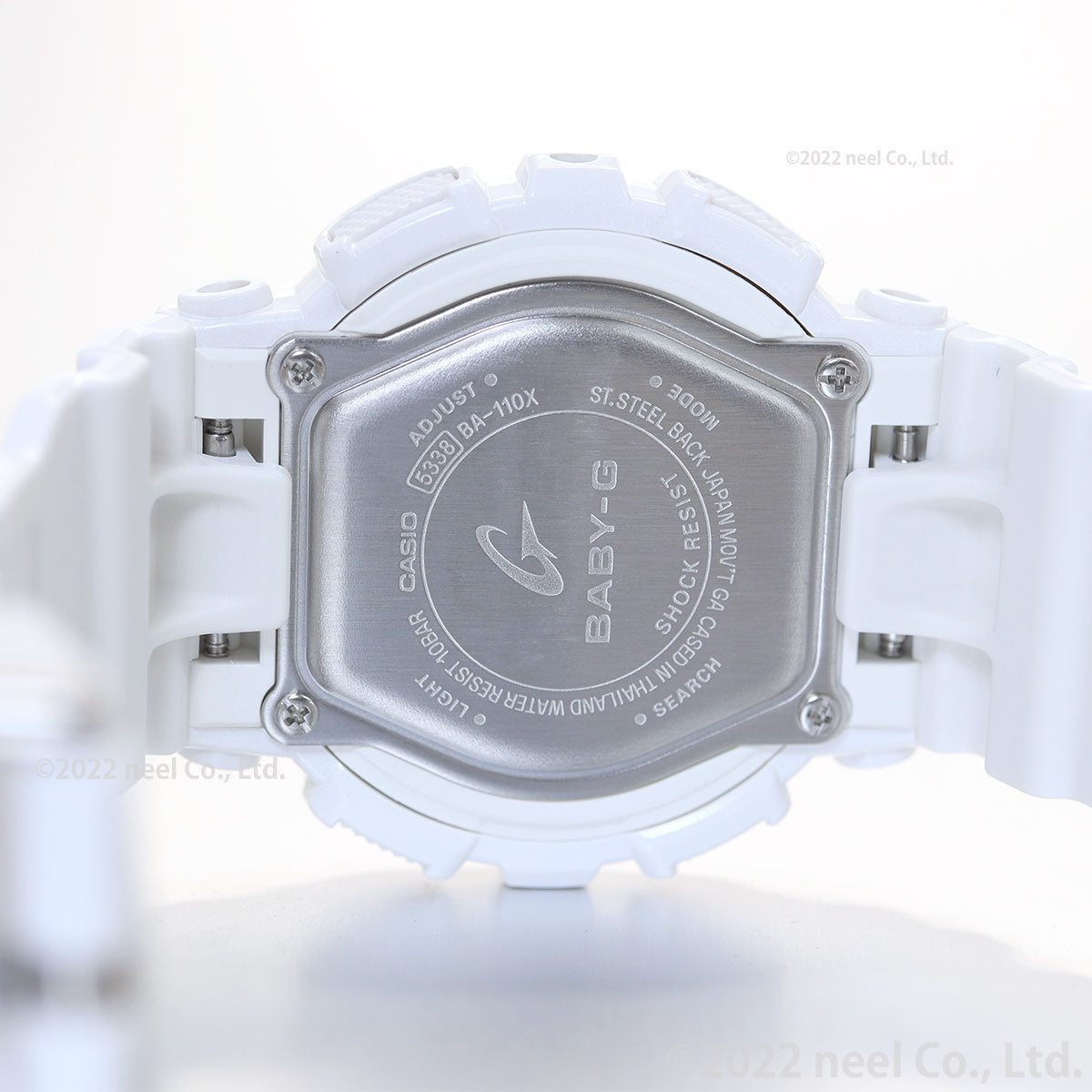 BABY-G カシオ ベビーG レディース 腕時計 ホワイト 白 ピンク アナデジ BA-110X-7A1JF
