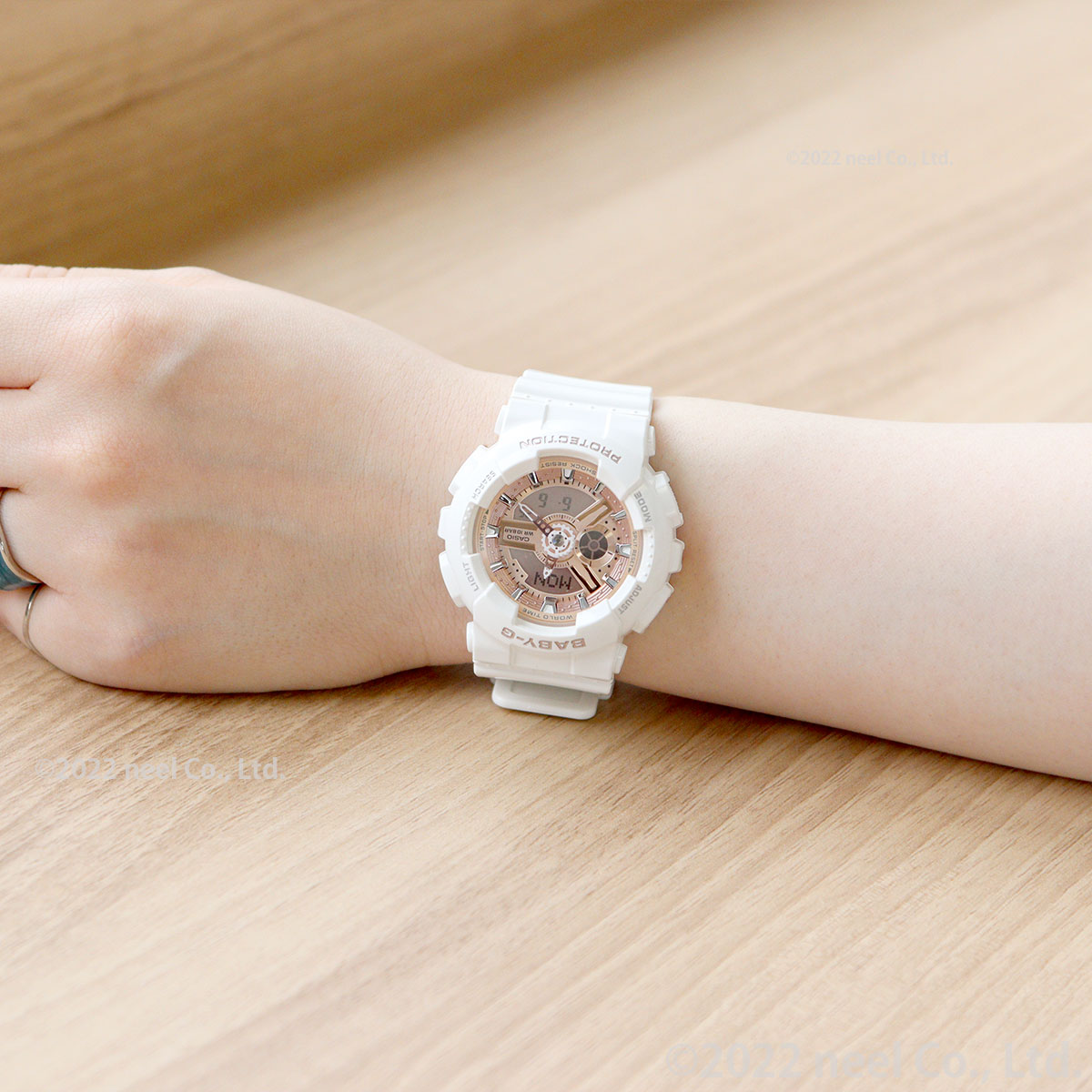 BABY-G カシオ ベビーG レディース 腕時計 ホワイト 白 ピンク アナデジ BA-110X-7A1JF