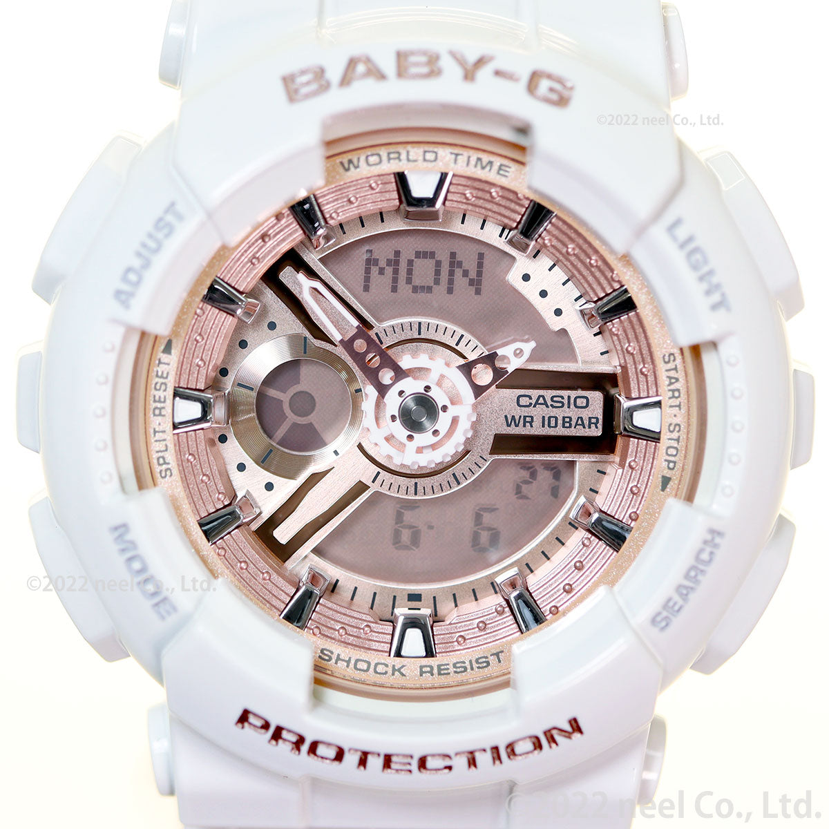 BABY-G カシオ ベビーG レディース 腕時計 ホワイト 白 ピンク アナデジ BA-110X-7A1JF