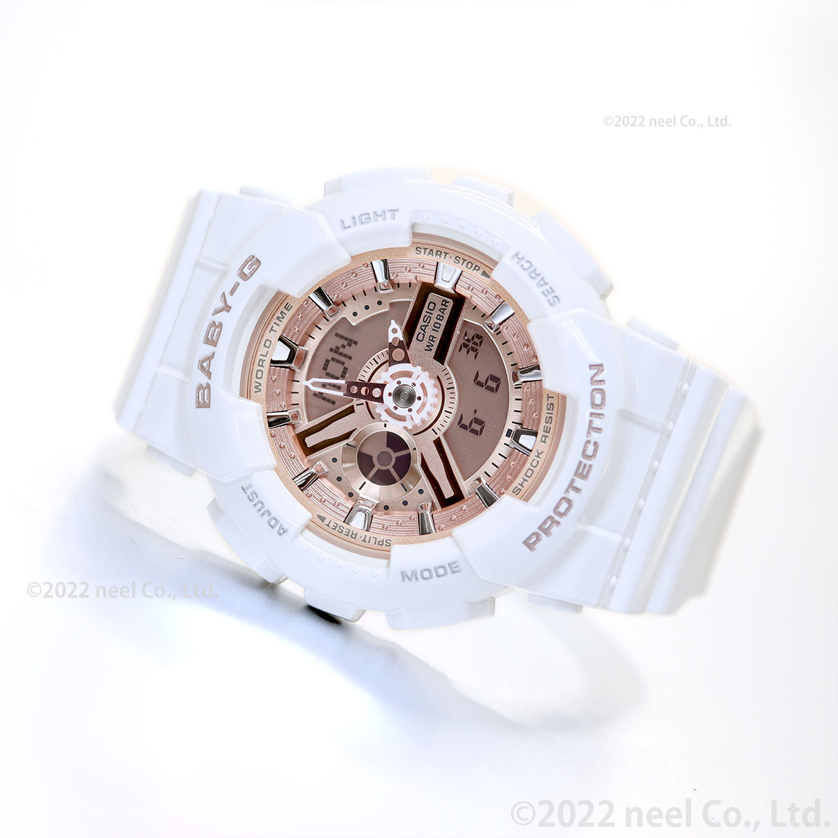 BABY-G カシオ ベビーG レディース 腕時計 ホワイト 白 ピンク アナデジ BA-110X-7A1JF