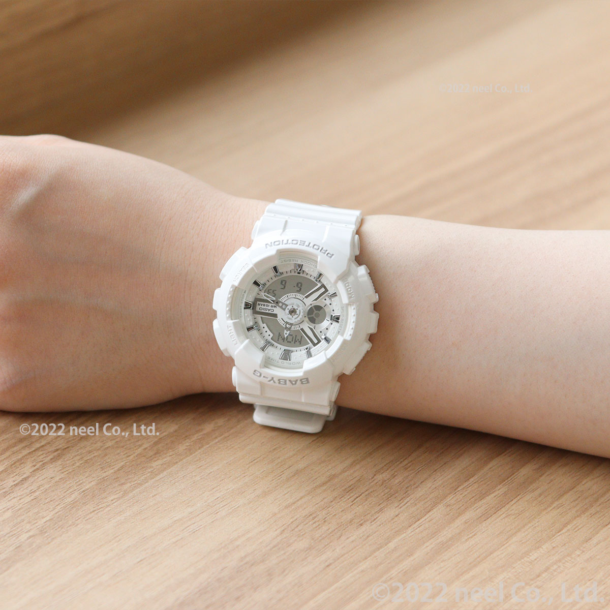 BABY-G カシオ ベビーG レディース 腕時計 ホワイト 白 アナデジ BA-110X-7A3JF